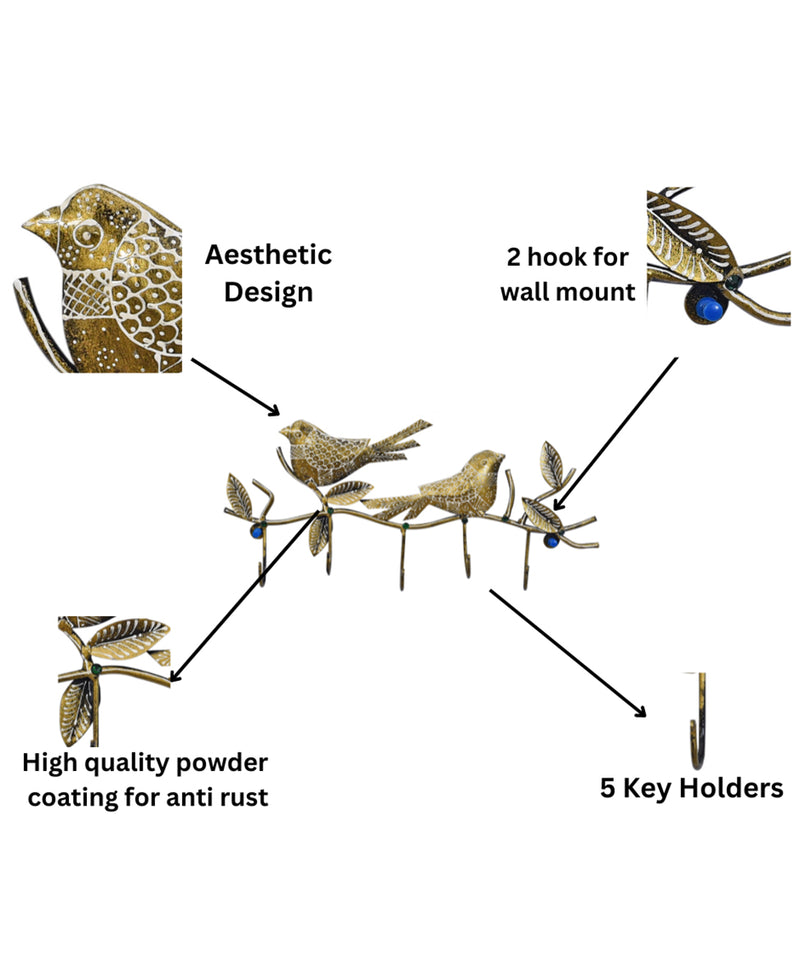 Bird Hook Key Stand