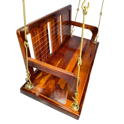 Swing Back & Side Support | Honey Finish