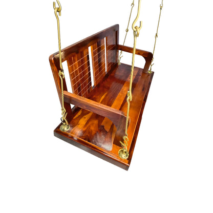 Swing Back & Side Support | Honey Finish